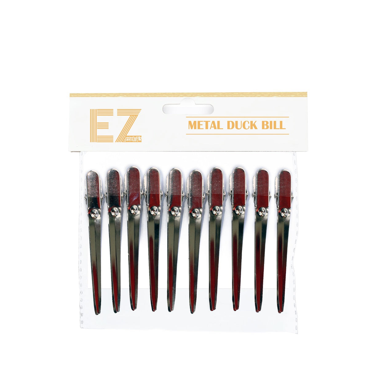 EZ Essentials Metal Duck Bill Clips 10Pkt