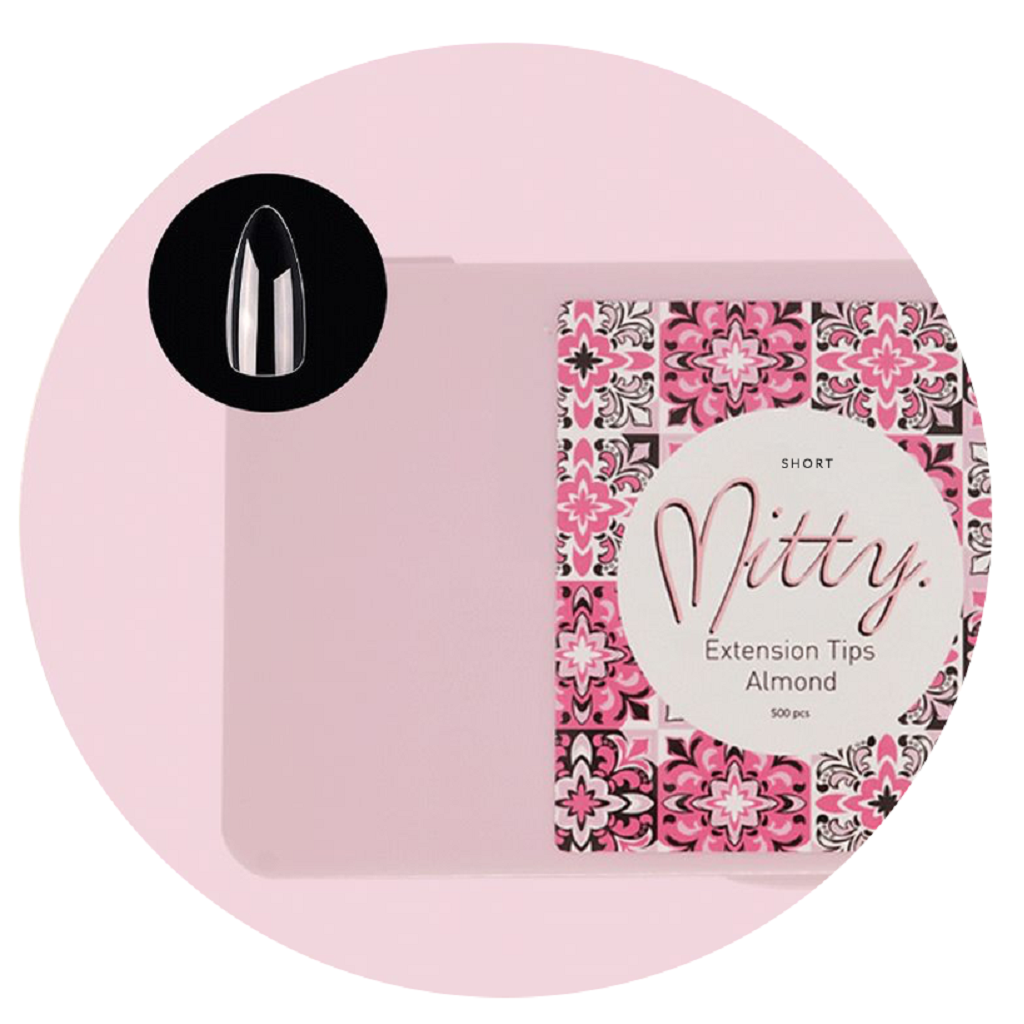 Mitty Full Cover Nail Tip - Almond