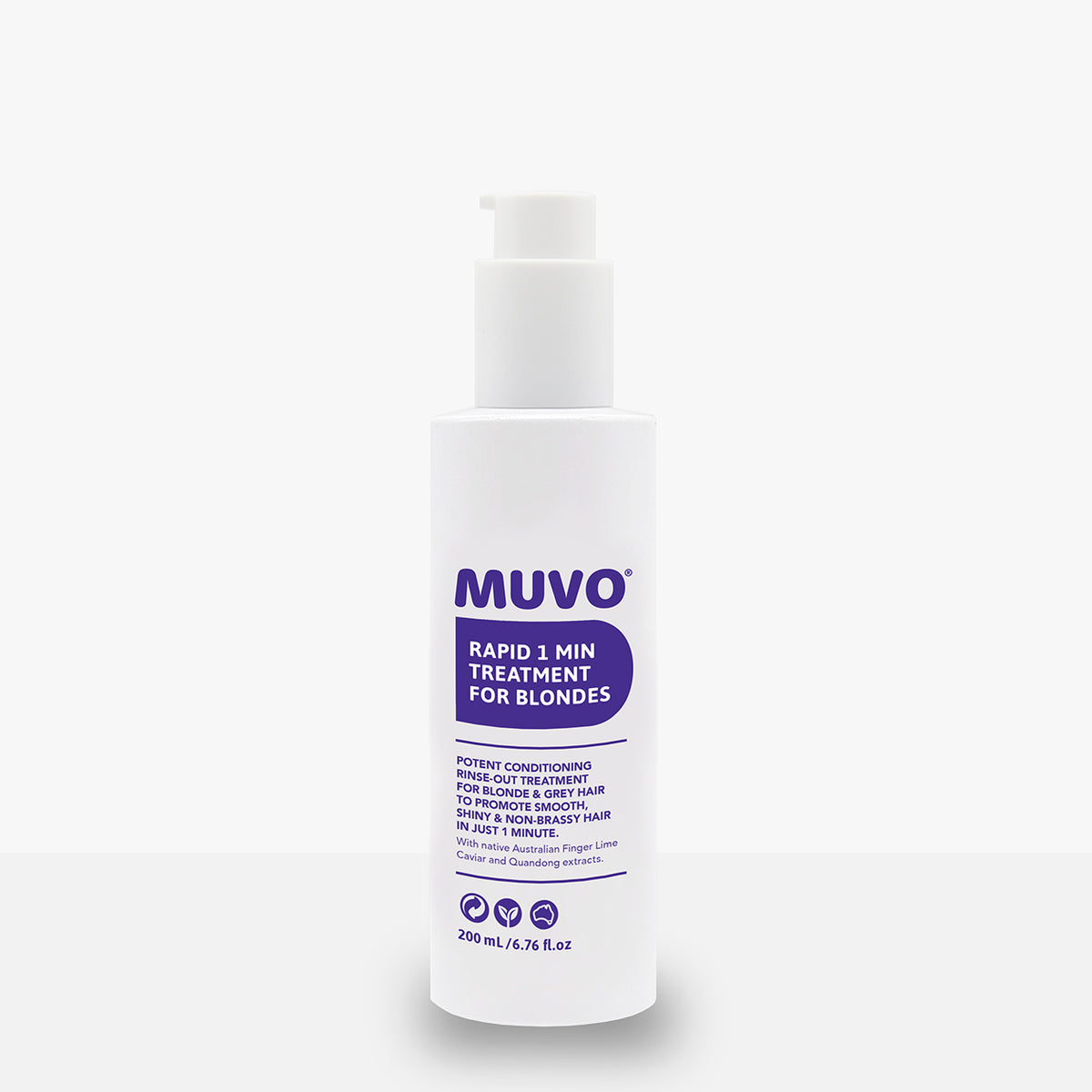 Muvo Rapid Rinse 1min Treatment for Blondes 200ml