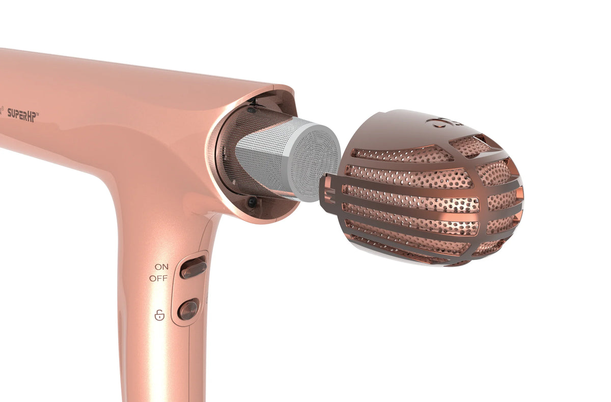 Olivia Garden SuperHP Dryer - Rose Gold