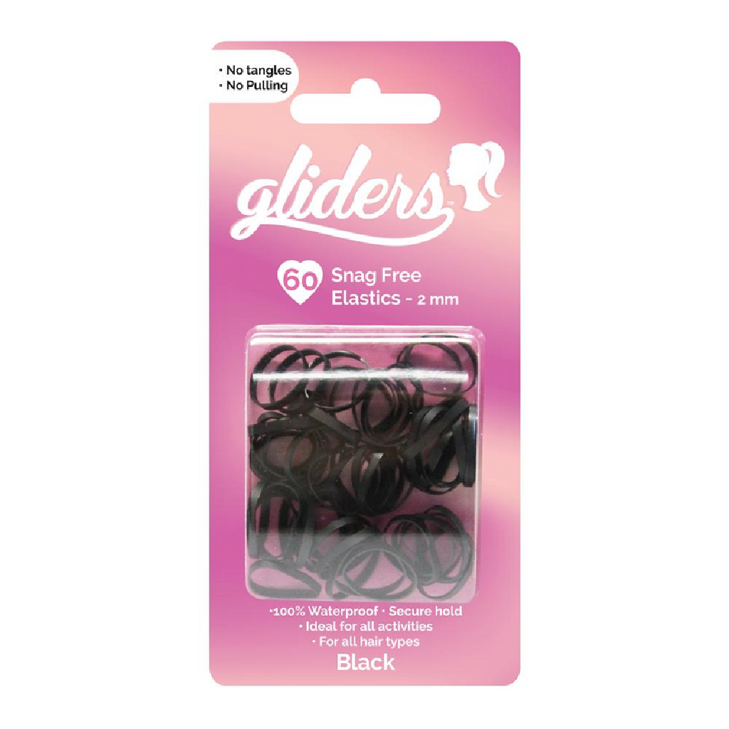 Snag Free Elastics bands 2mm 60pk