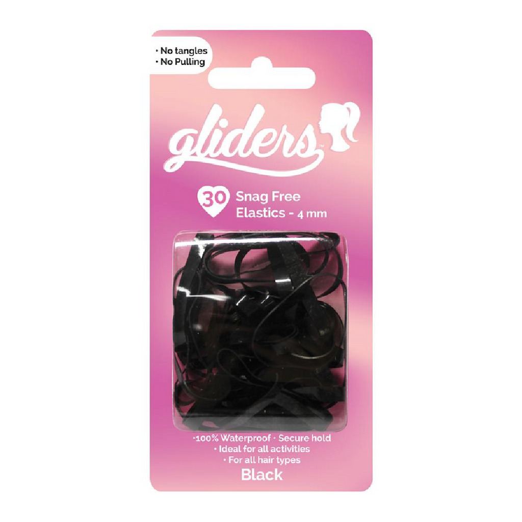 Snag Free Elastics bands 4mm 30pk
