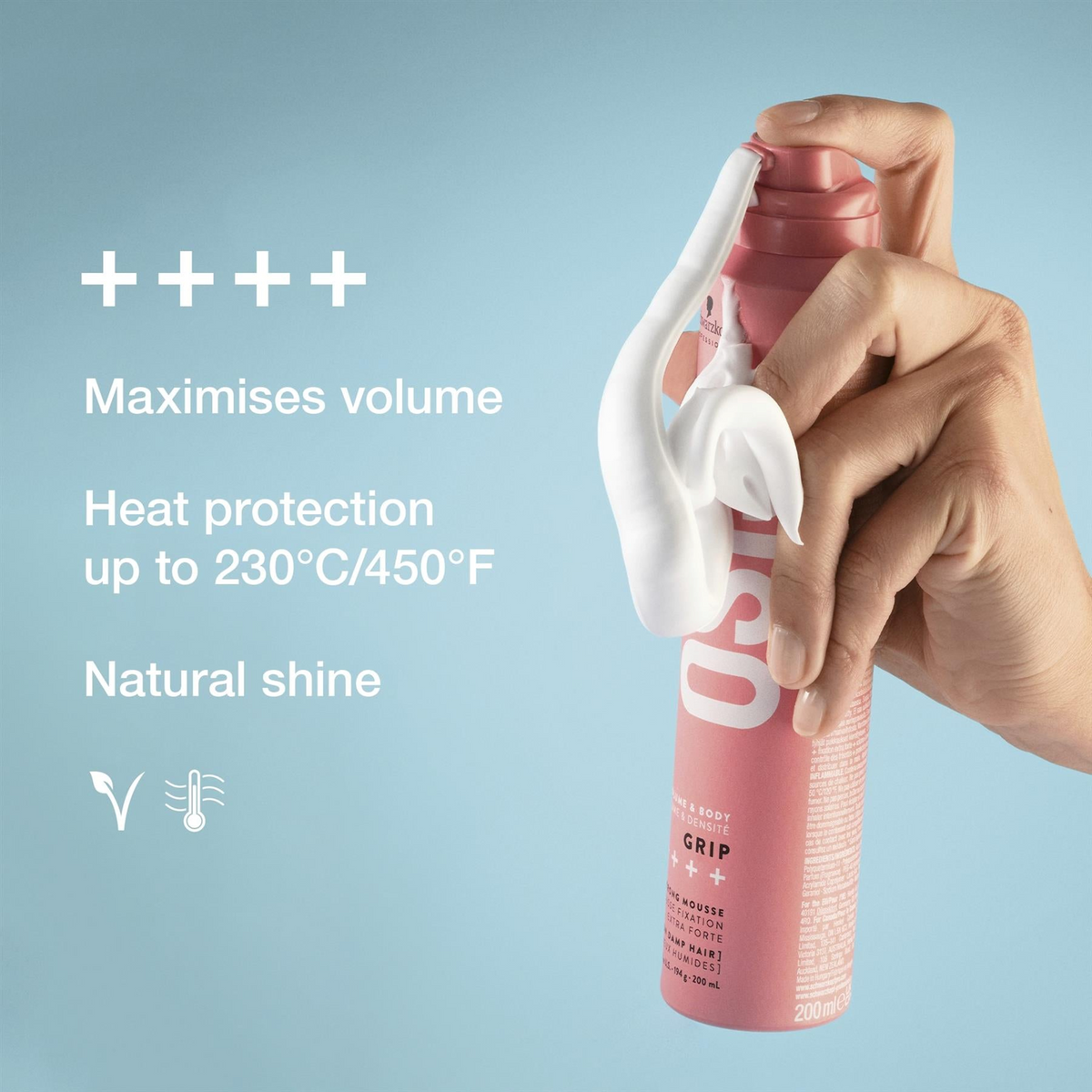 Schwarzkopf OSIS Grip Extreme Hold Mousse