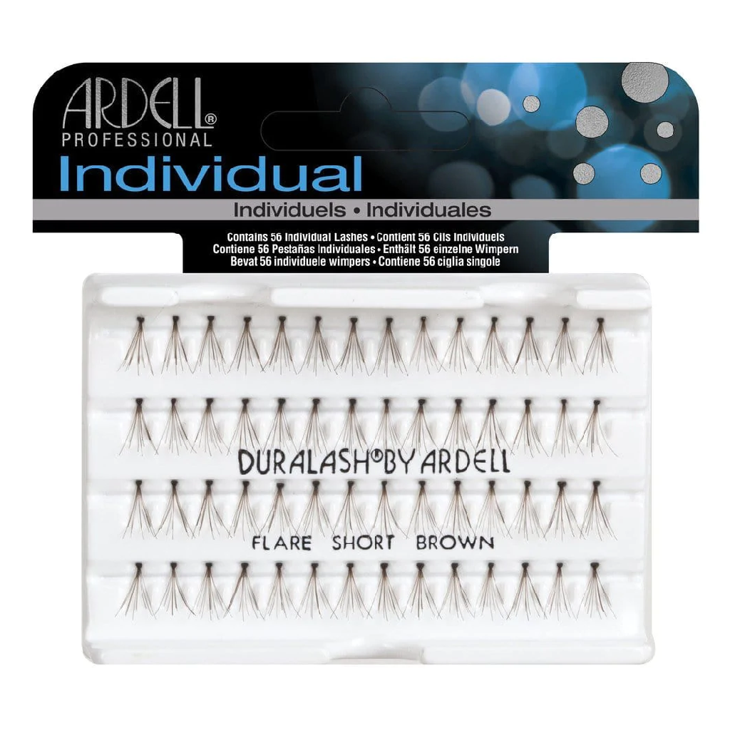 Ardel DuraLash Individual (Knotted) FLARE - Short BROWN