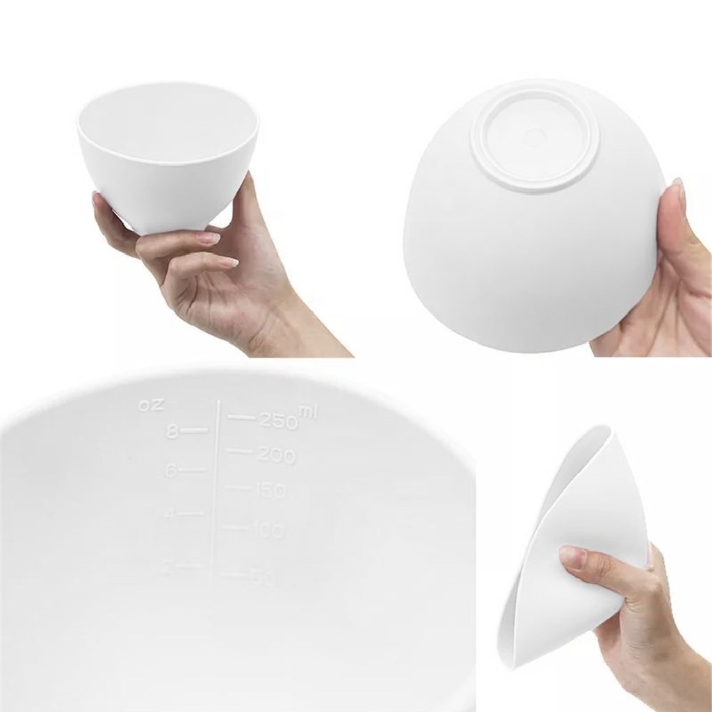 Mask Bowls Flexible White