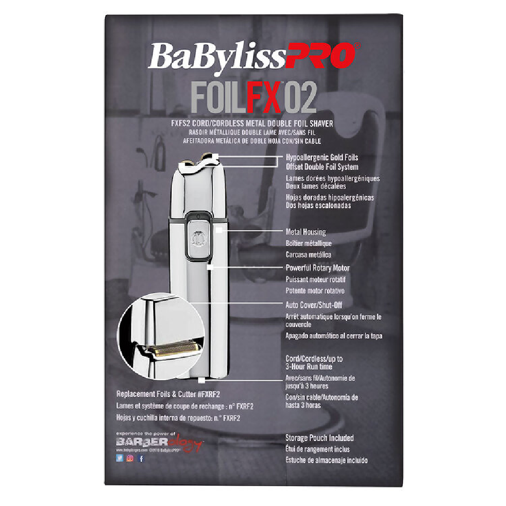 Babyliss FX01 Foil Shaver Single - Silver