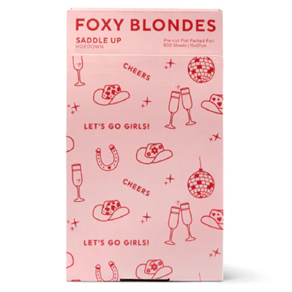 Foxy Blonde Foil Flat Box - Saddle Up 500 Sheets