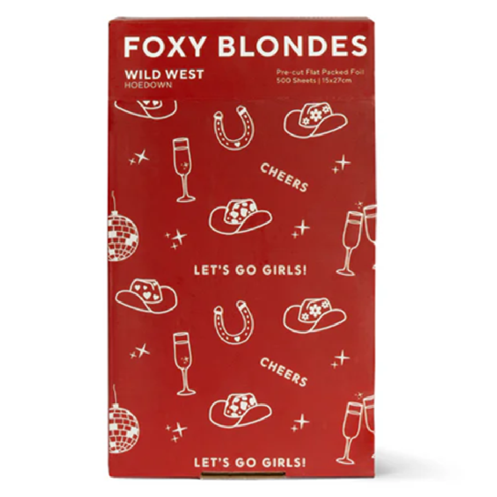 Foxy Blonde Foil Flat Box- Wild West 500Sheets