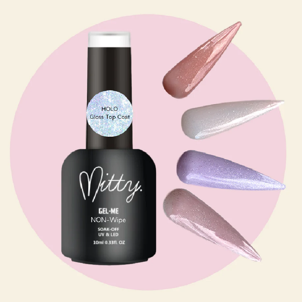 Mitty Holographic Gloss Top Coat 10ml