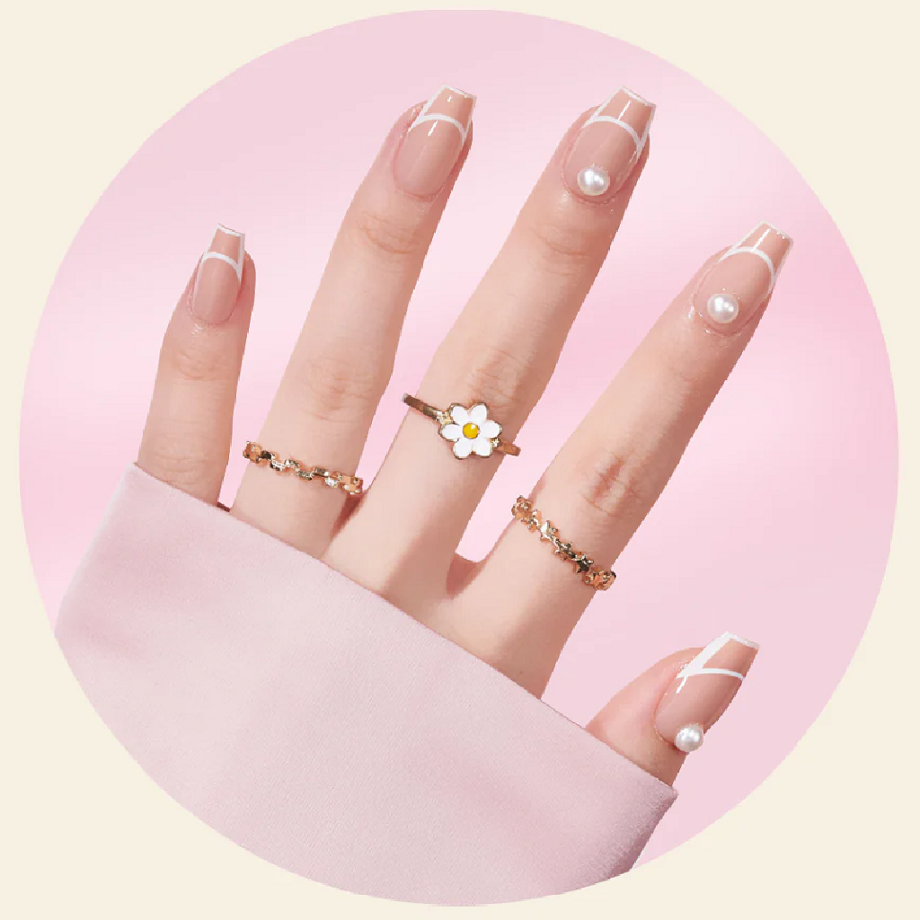 Mitty Soft Gel Press on Nails Kiss Kiss