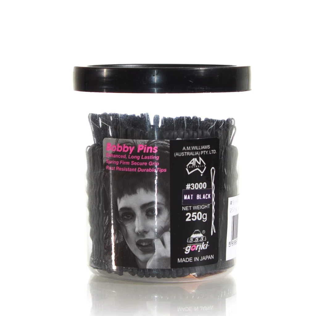 A.M Williams 555 MATTE Bobby Pins