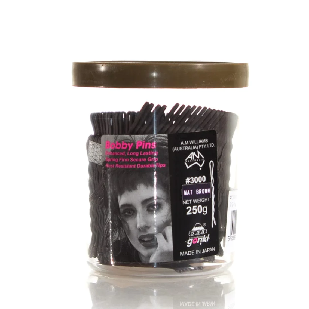A.M Williams 555 MATTE Bobby Pins
