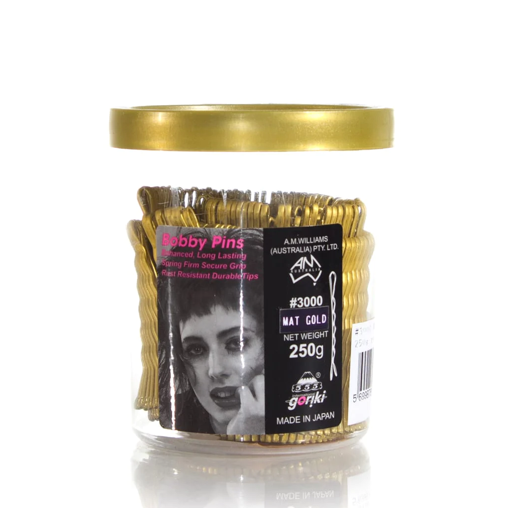 A.M Williams 555 MATTE Bobby Pins