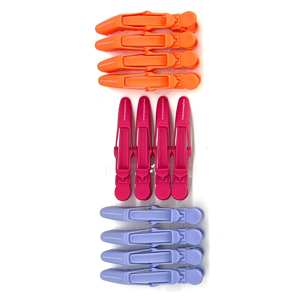 Glide Multi Colour Gorilla Clips 12Pack