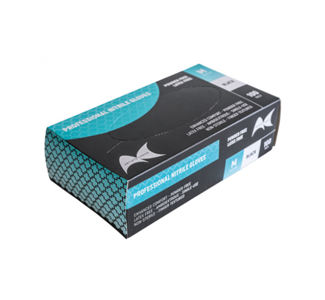 Nitrile Black Artists Choice Gloves - Powder Free