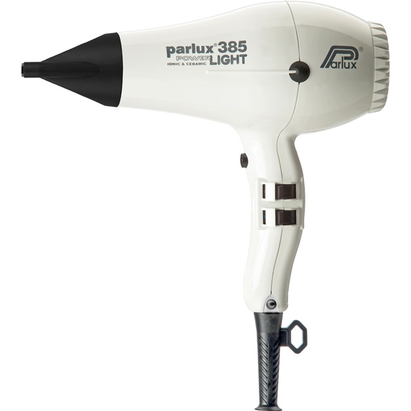 Parlux 385 Power Light Ceramic Ionic - White