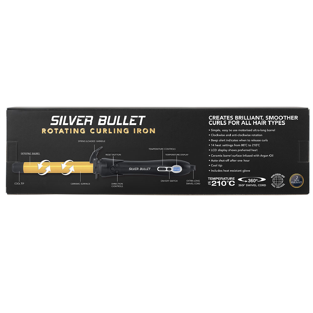 Silver Bullet Rotating Curling Iron