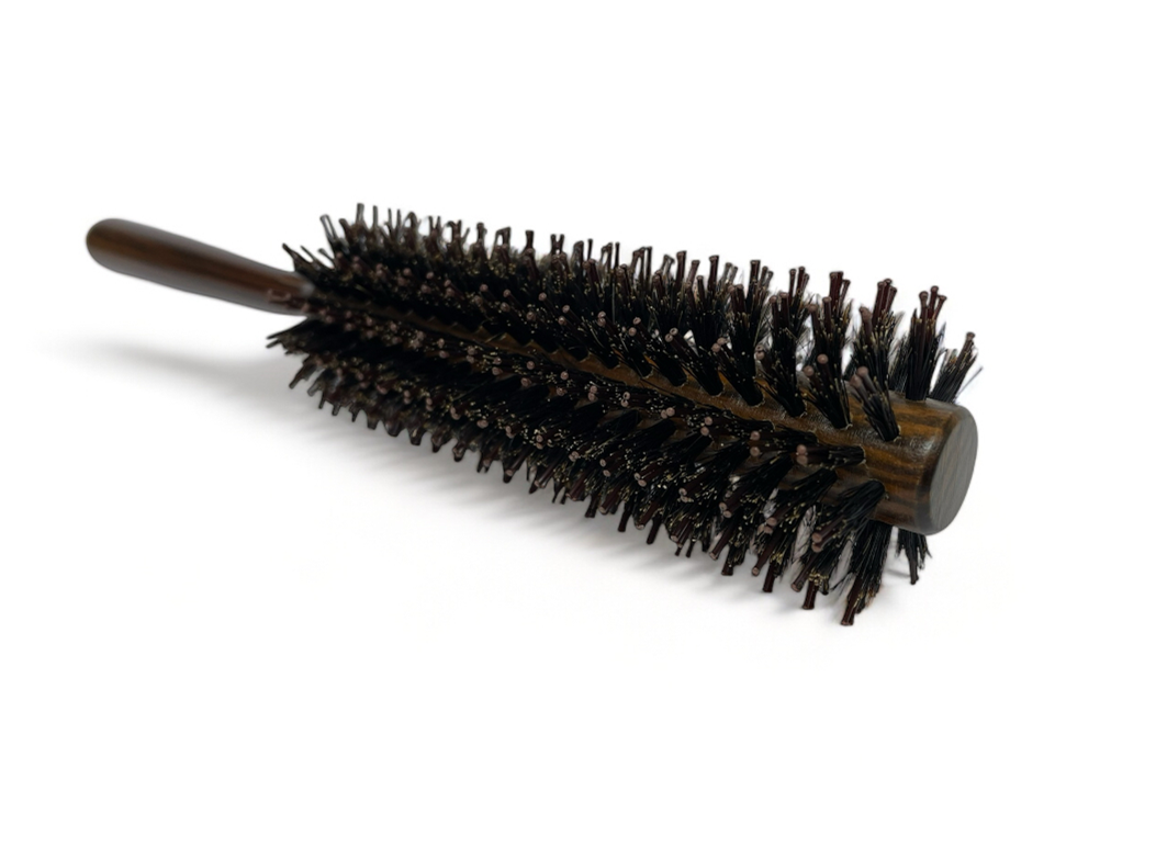 Round Brush - Long Handle Bristle and Nylon