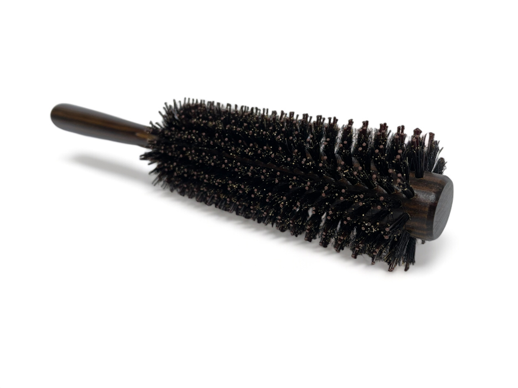 Round Brush - Long Handle Bristle and Nylon