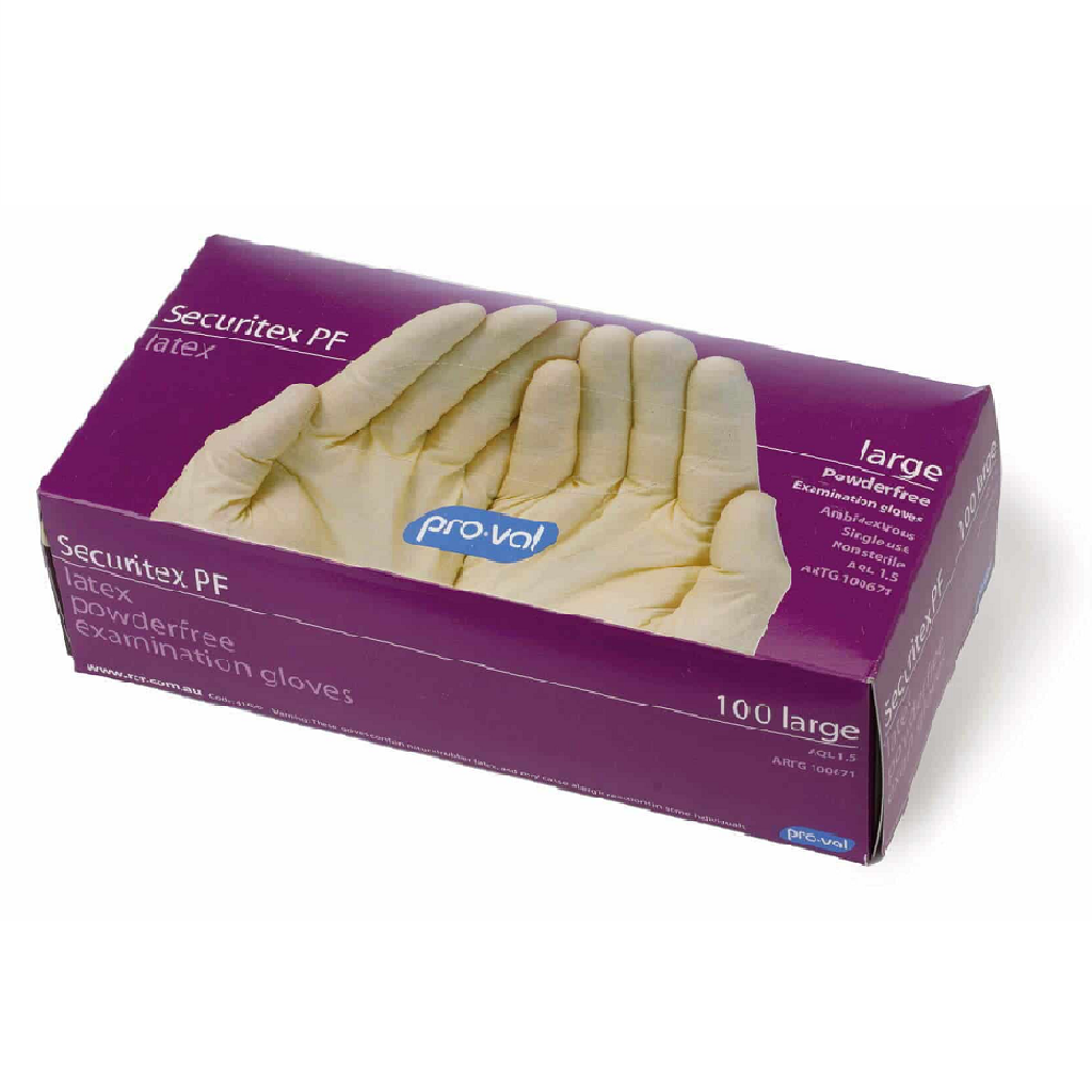 Securitex Latex Glove - Powder Free