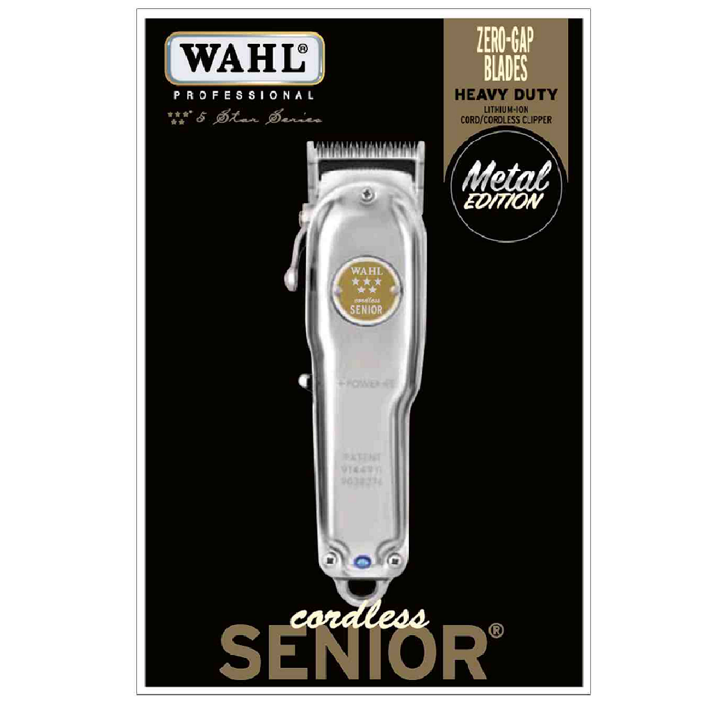 Wahl Senior Cordless Clipper -  Metal