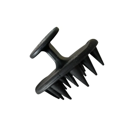 Silicone Shampoo Scalp Brush Black