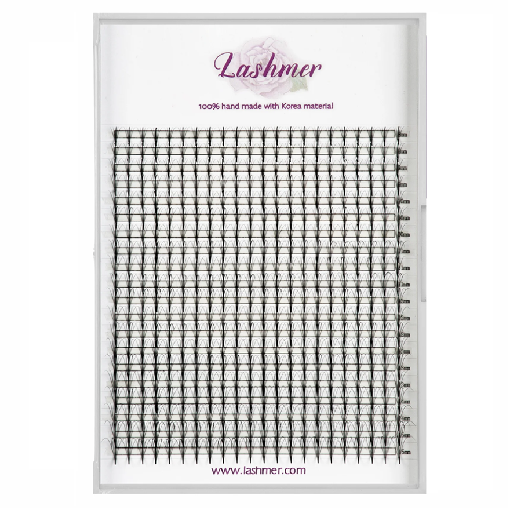 LashMer XL wispy Premade Fans 5D D-Curl 0.07