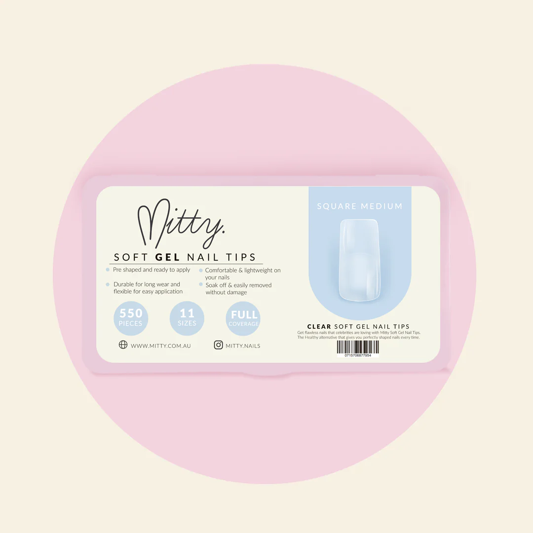 Mitty Full Cover Nail Tip - Square
