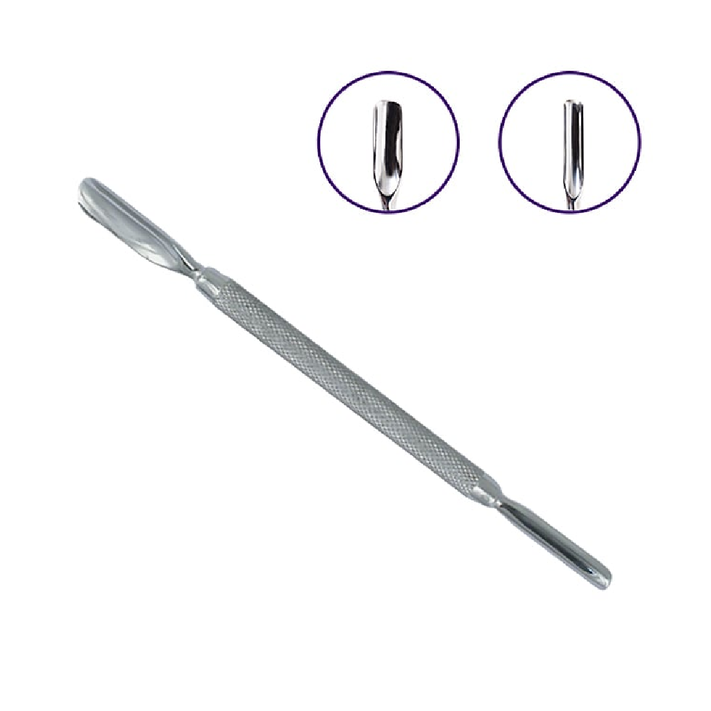 Cuticle Pusher Stainless Steel Dual Sided Spoon