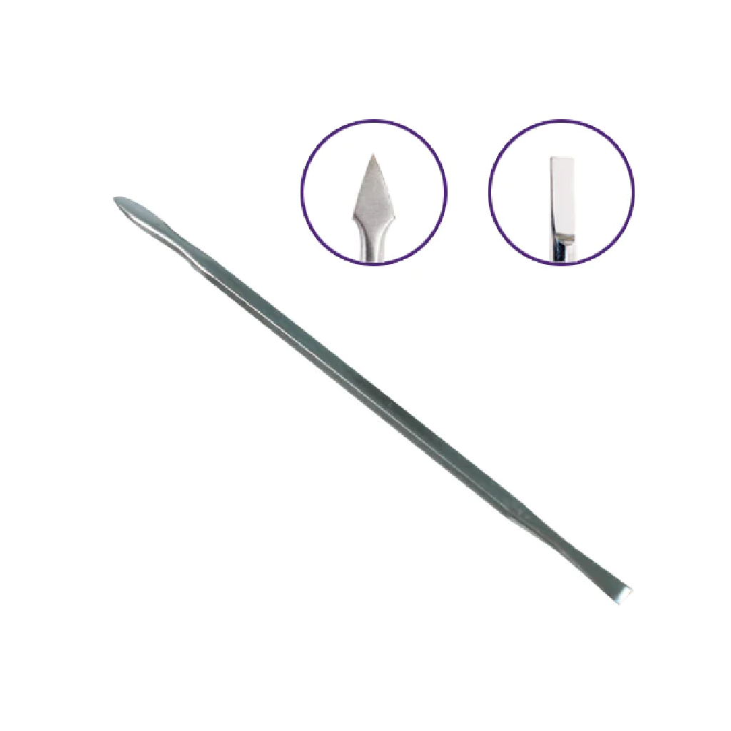 Cuticle Pusher Stainless Steel Point &amp; Bevel