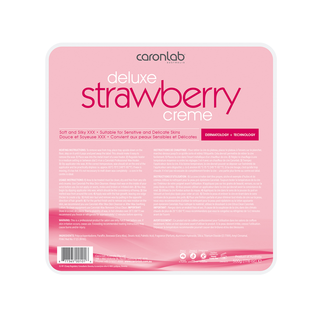 Caron Strawberry Creme Hard Wax