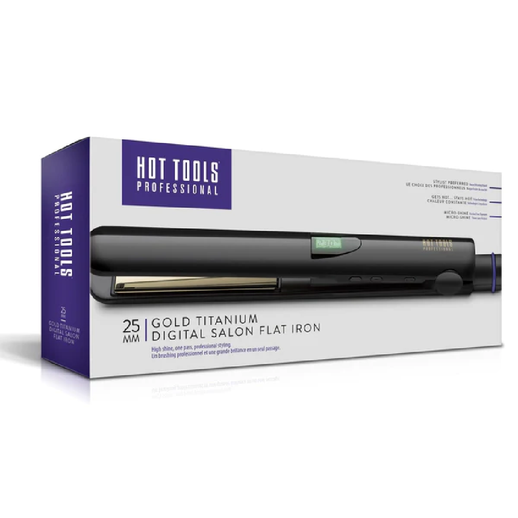 Hot Tools 24K Gold Titanium Straightening Iron 25MM