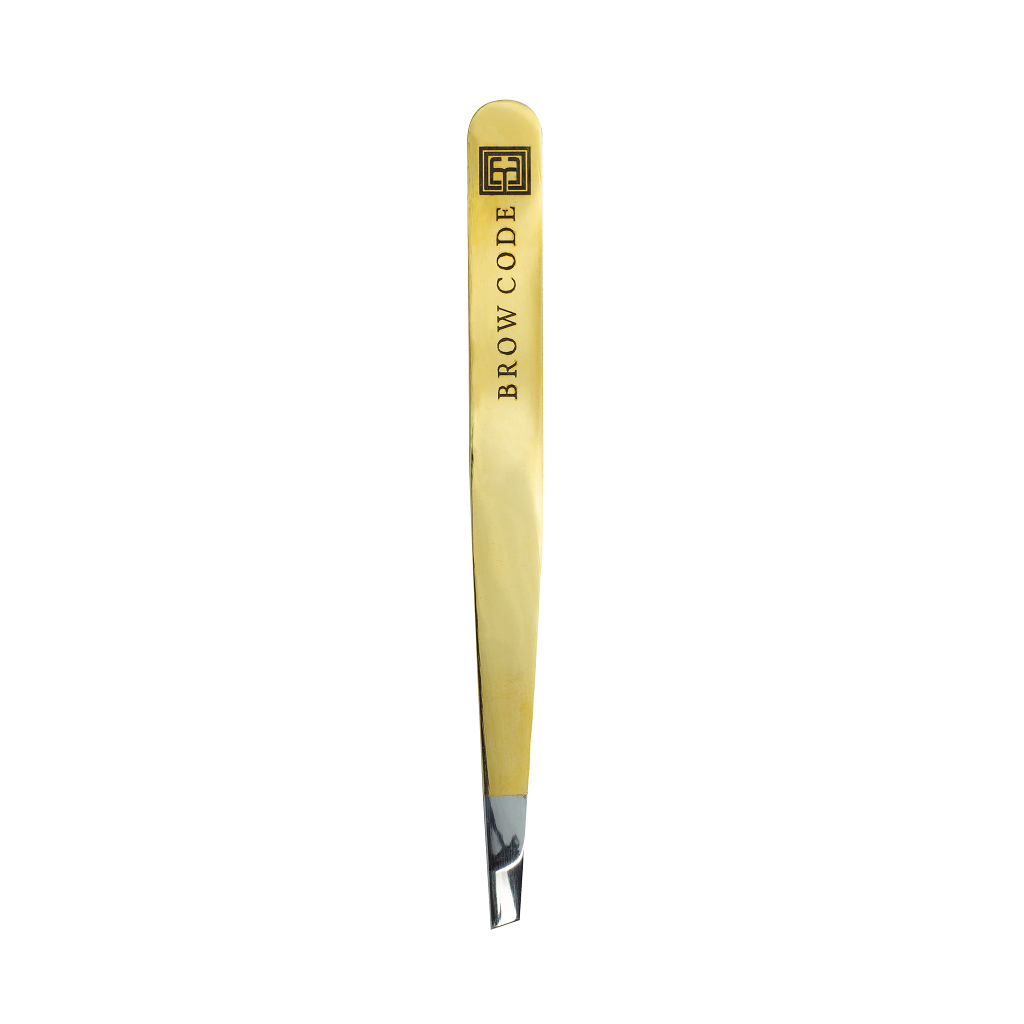 Brow Code Slant Precision Tweezer